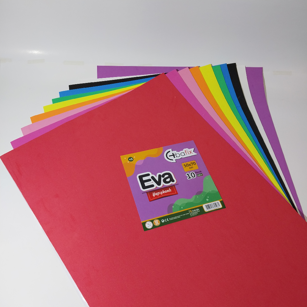 Bafix Eva Yapışkanlı 50x70 Karışık Renk (1 Adet)