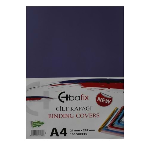 Bafix Cilt Kapağı Plastik Opak A4 160 MIC Mor (1 Adet)