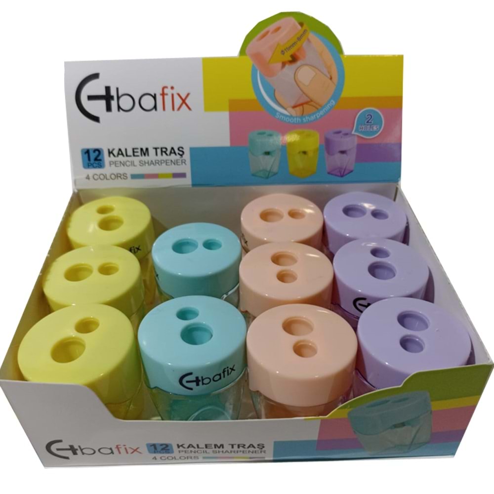 Bafix Kalemtraş Çift Delikli TS921-2 (1 Adet)