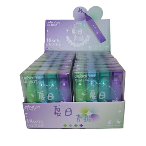 Bafix Fosforlu Kalem Chosch 4 Renk CS-H937