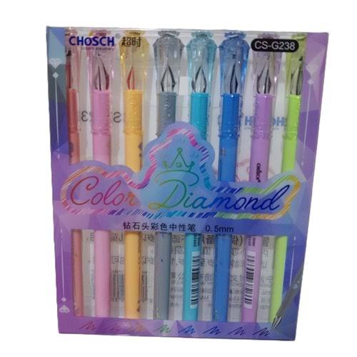 Bafix Jel Kalem Chosch 8 Renk Blister CS-G238