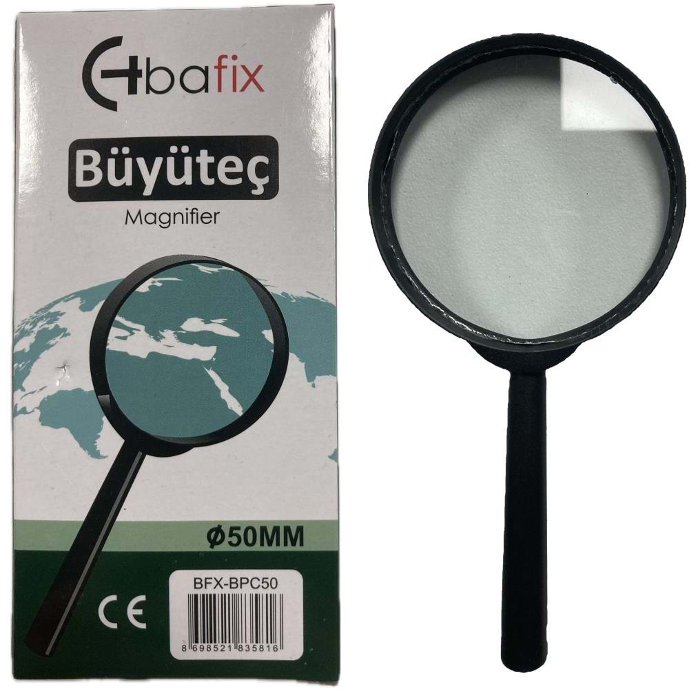 Bafix Büyüteç Plastik Çerçeveli 50 MM BFX-BPC50 (1 Adet)