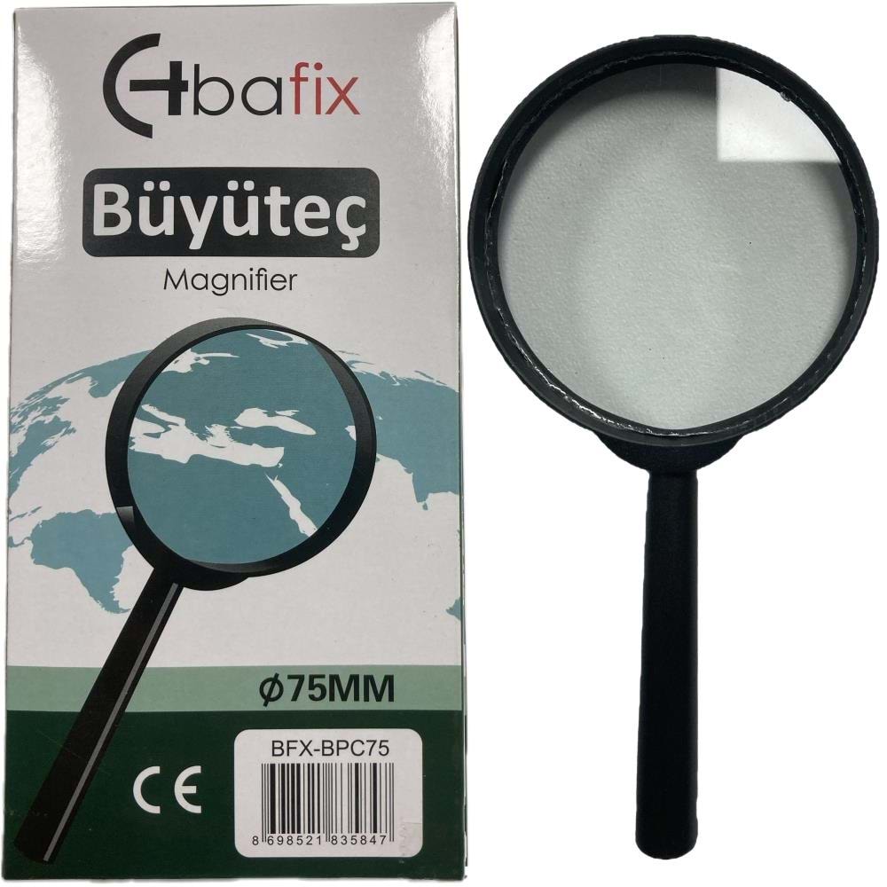 Bafix Büyüteç Plastik Çerçeveli 75 MM BFX-BPC75 (1 Adet)