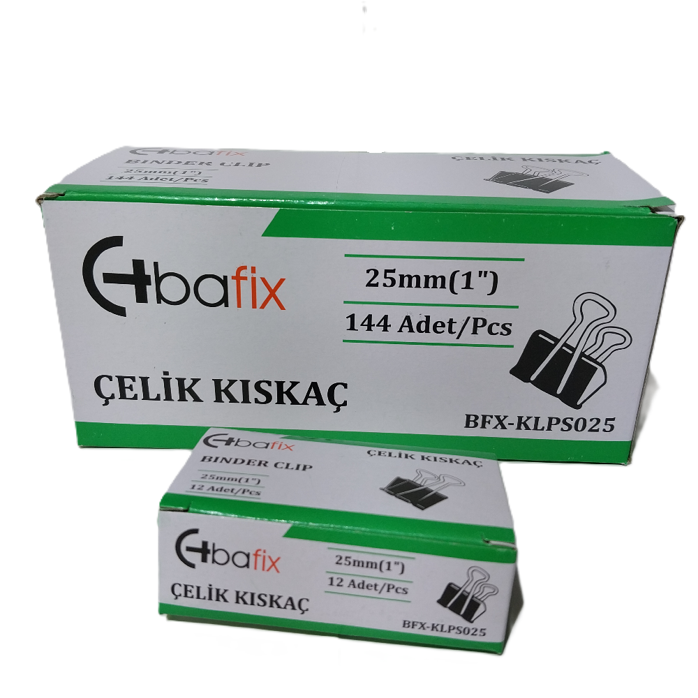 Bafix Kıskaç (Klips) Çelik 25 mm Bfx-Klps025 (1 Adet)