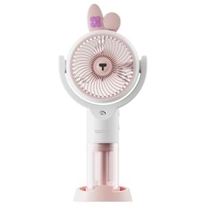 Asonic AFN26 Beyaz 500mAh 2 Kademe (Püskürtme Fonksiyon) Nemlendirici Sprey USB Fan Şarjlı