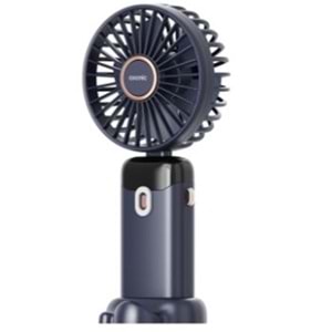 Asonic AFN28 Lacivert 500mAh 3 Kademe Dijital Göstergeli Katlanabilir Mini USB Fan