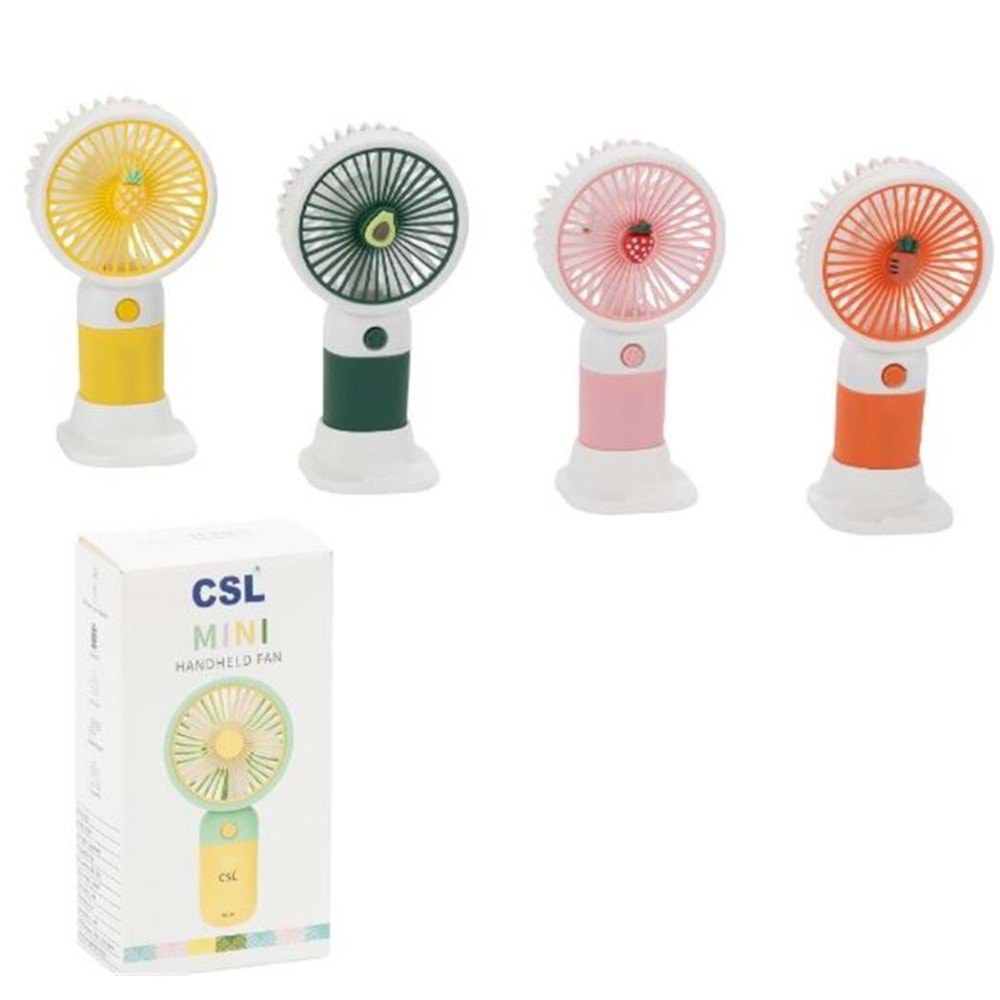 CSL CS-38 Şarjlı Mini Fan Turuncu