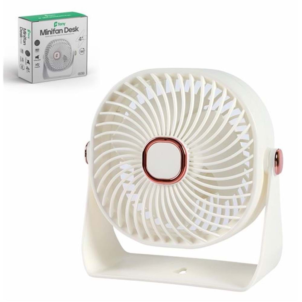 Feny FN-F86 METAL 360 MINI MASAUSTU FAN