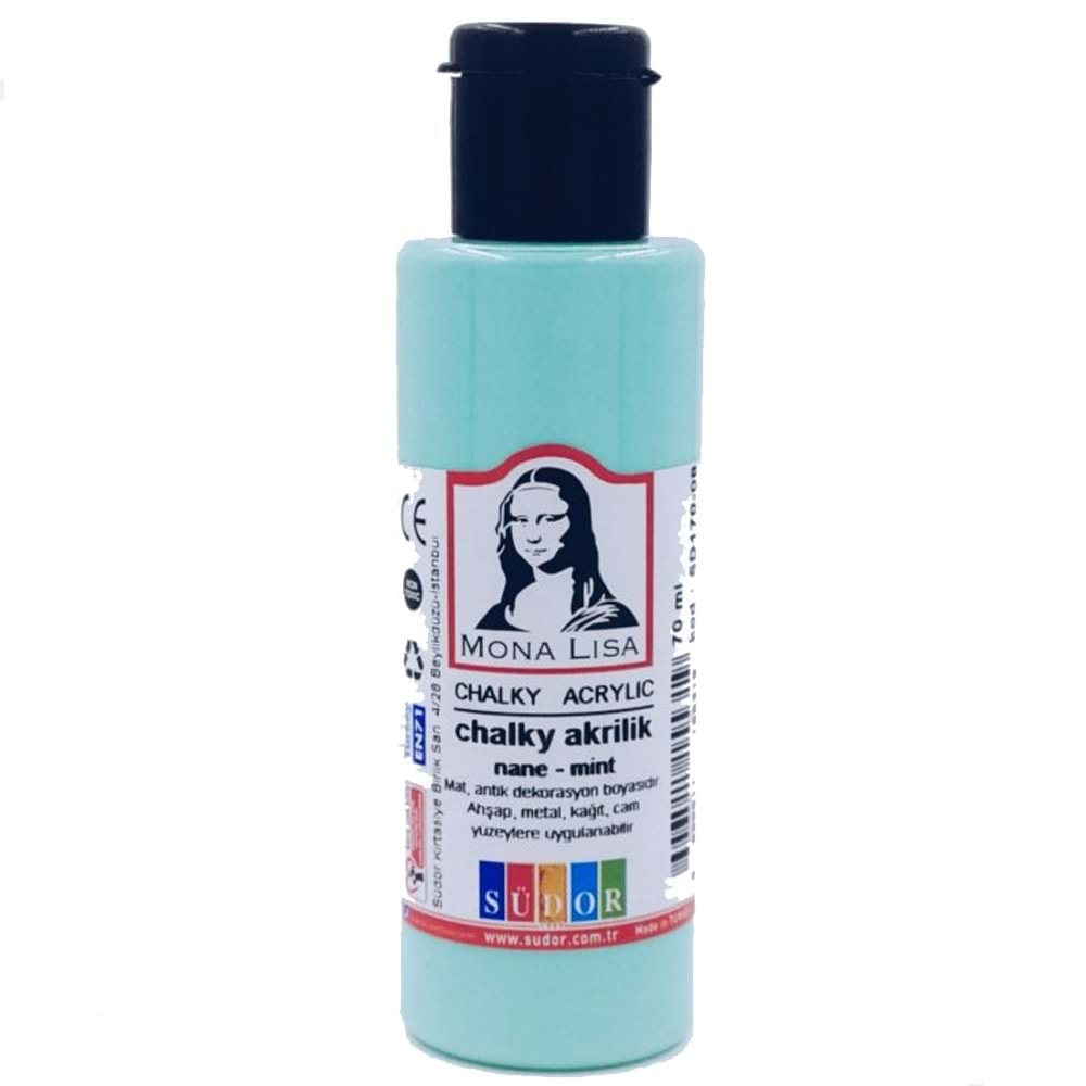 Mona Lisa Akrilik Boya Chalky 70 ML Nane SD170-08 (1 Adet)