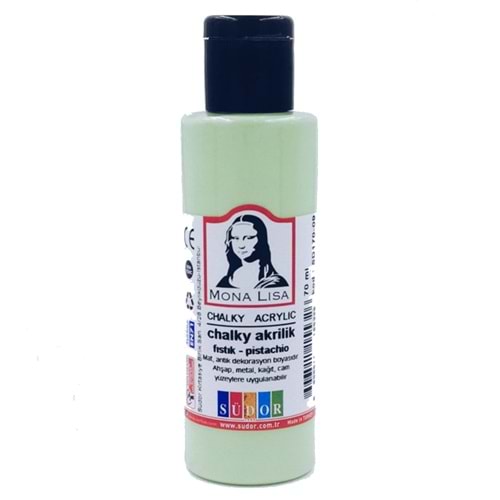 Mona Lisa Akrilik Boya Chalky 70 ML Fıstık Yeşil SD170-09 (1 Adet)