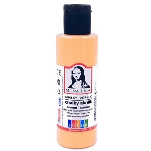 Mona Lisa Akrilik Boya Chalky 70 ML Somon SD170-03 (1 Adet)