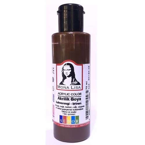 Mona Lisa Akrilik Boya 70 ML Kahverengi SD150-08