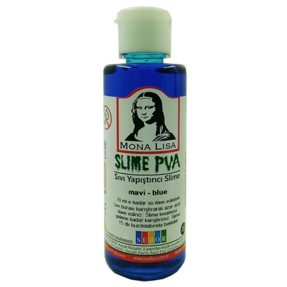 Mona Lisa Sıvı Yapıştırıcı Slime 70 ML Mavi SL01-4 (1 Adet)