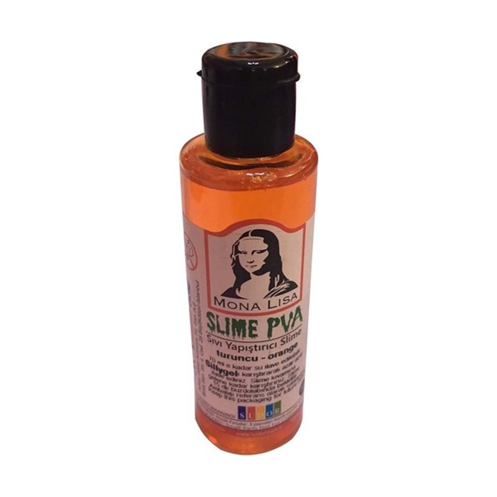 Mona Lisa Sıvı Yapıştırıcı Slime 70 ML Turuncu SL01-9 (1 Adet)