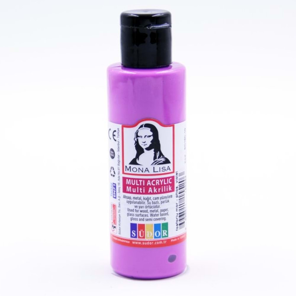 Mona Lisa Multi Akrilik 70 ML Fosforlu Mor SD160-10 (1 Adet)