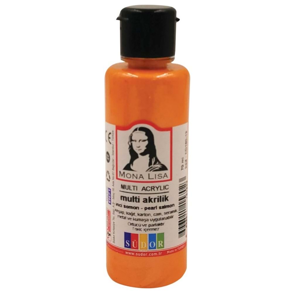 Mona Lisa Multi Akrilik 70 ML İnci Somon SD160-12 (1 Adet)