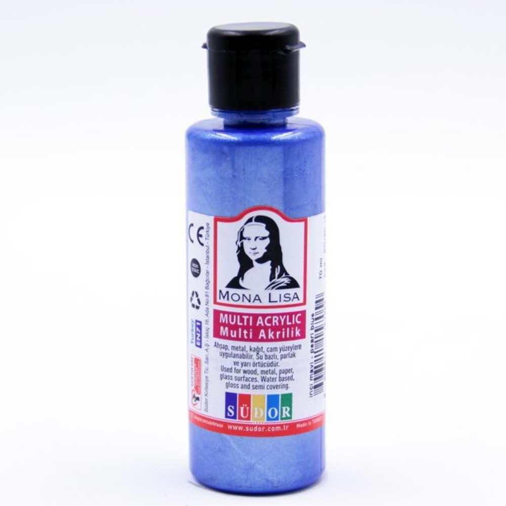 Mona Lisa Multi Akrilik 70 ML İnci Mavi SD160-15 (1 Adet)