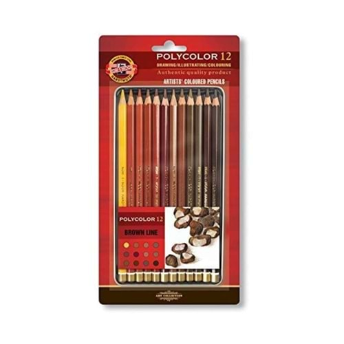 Koh-I Noor Set of artist´s colouRed pencils 3822 12