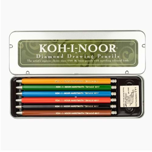 Koh-I Noor Set Of Mechanical Pencils 5217 6