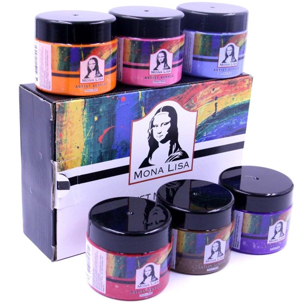 Mona Lisa Akrilik 6 Ara Renk x 125 ML