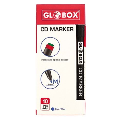 Globox Asetat Kalemi Permanent M Seri Mavi 1004 (1 Adet)