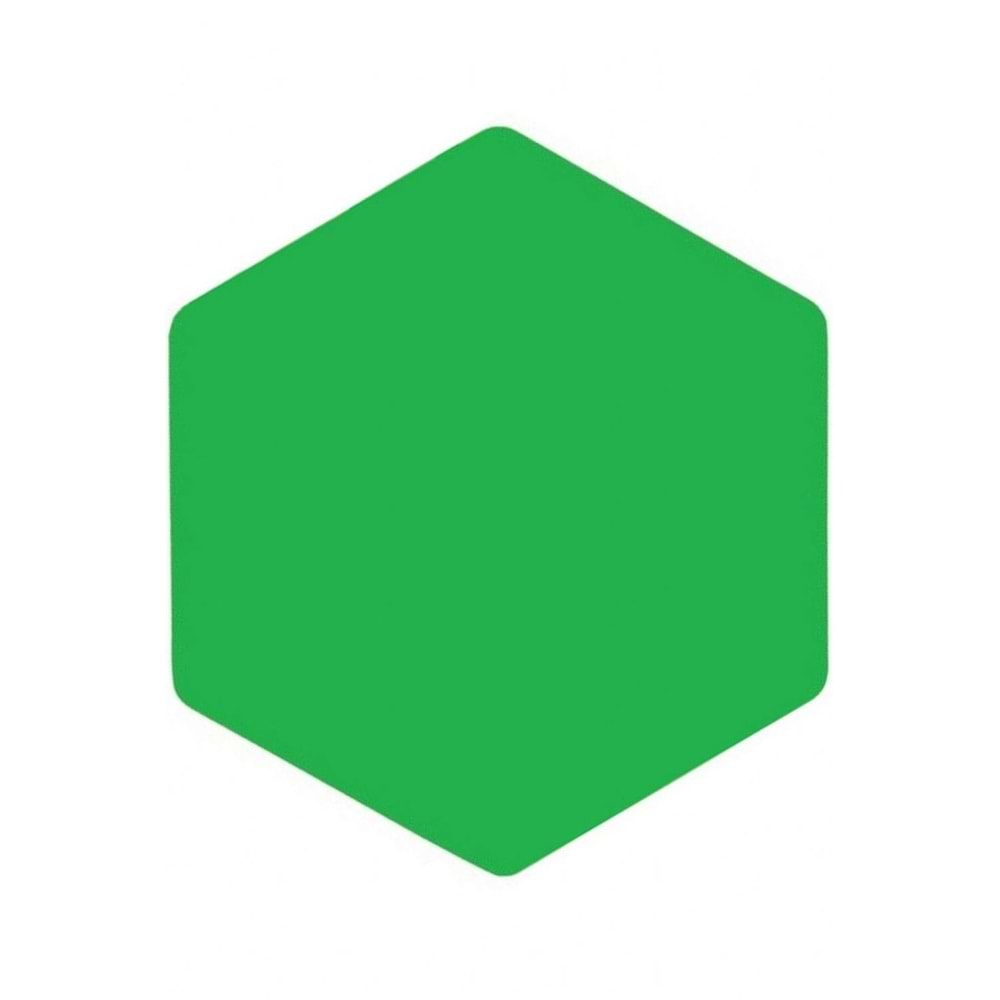 Panda Eva Pano Altıgen 46x40 Yeşil