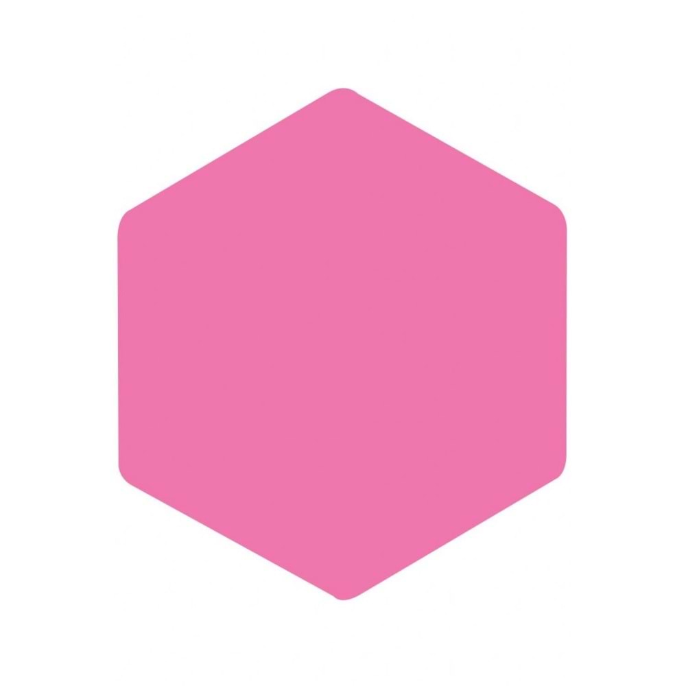 Panda Eva Pano Altıgen 46x40 Pembe