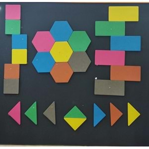 Panda Eva Pano Altıgen 46x40 Pembe