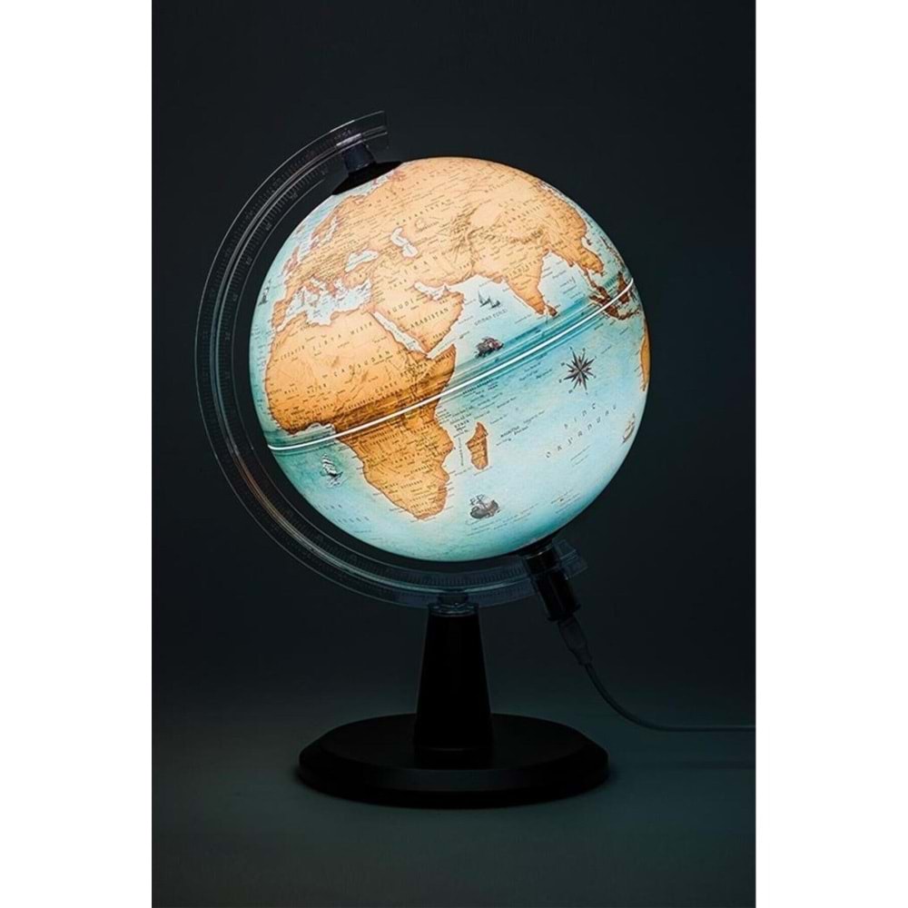 Gürbüz Küre Modern Antik Işıklı 26 CM