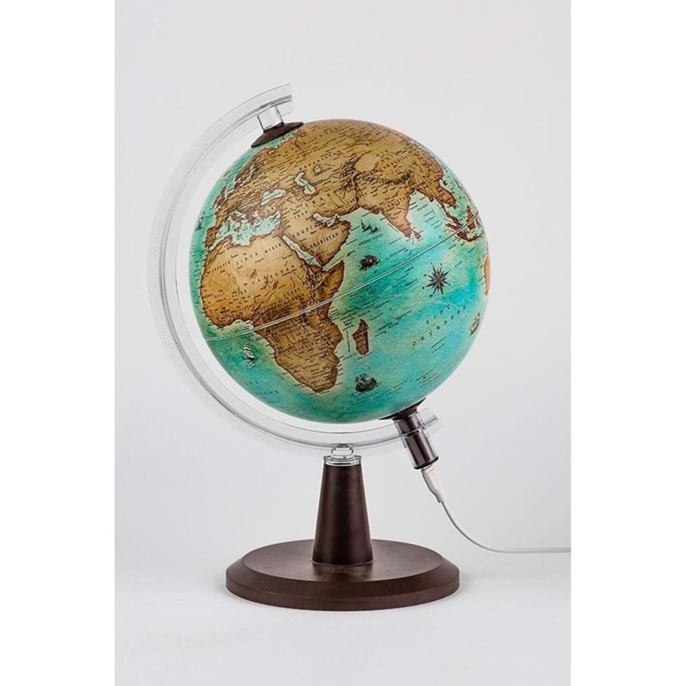 Gürbüz Küre Modern Antik Işıklı 26 CM