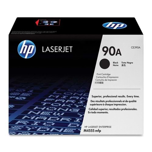 HP 90A Black Siyah 10.000 Sayfa Toner CE390A