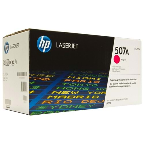 HP 507A Magenta Kırmızı 6.000 Sayfa Toner CE403A