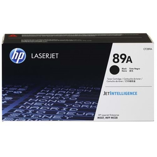 HP 89A Black Siyah 5.000 Sayfa Toner CF289A