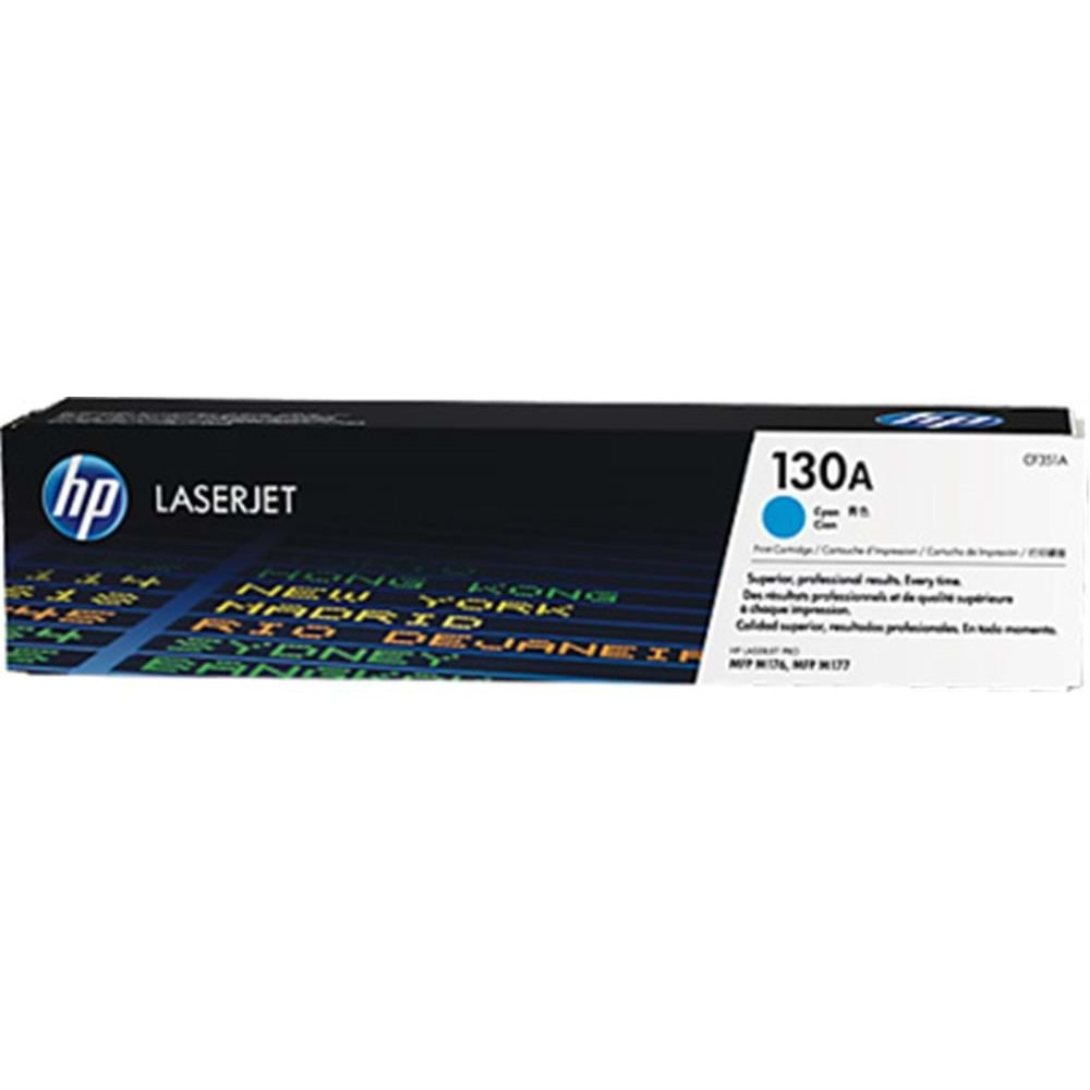 HP 130A Cyan Mavi 1.000 Sayfa Toner CF351A