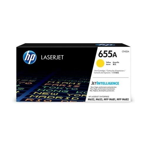 HP 655A Yellow Sarı 10.500 Sayfa Toner CF452A