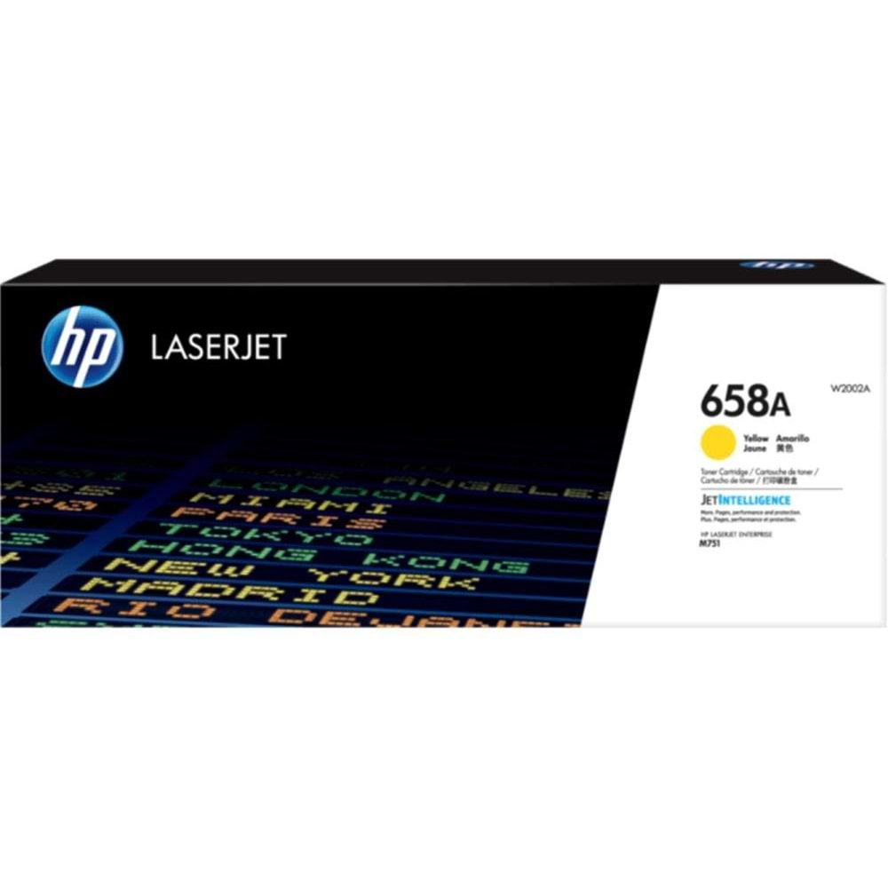 HP 658A Yellow Sarı 6.000 Sayfa Toner W2002A