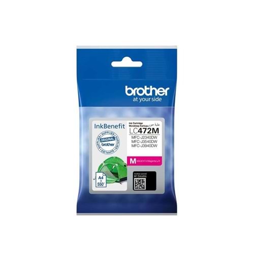 Brother LC472BK Black Siyah 550 Sayfa Kartuş MFC-J2340-J3540-J3940