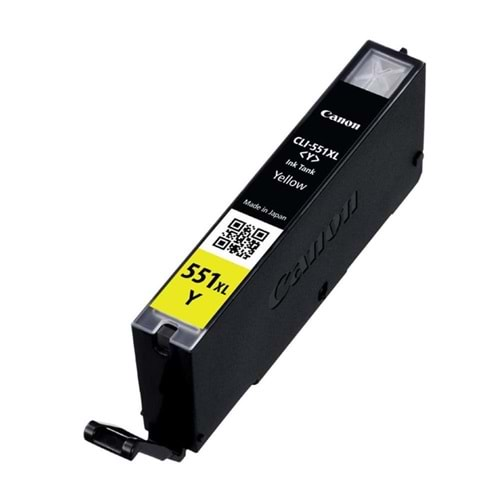 Canon CLI-551XL Y Yellow Sarı Yüksek Kapasiteli Mürekkep Kartuş IP7250 MX925