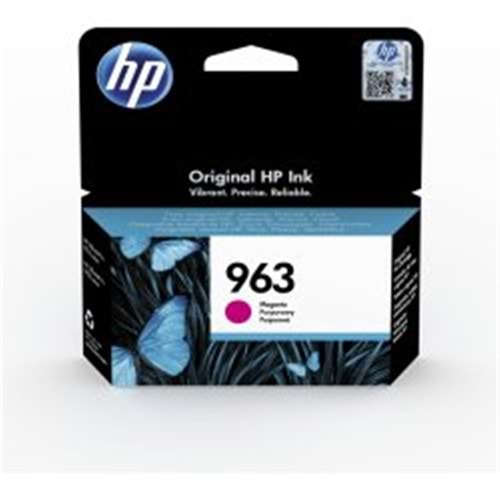 HP 963 Magenta Kırmızı Kartuş 3JA24A