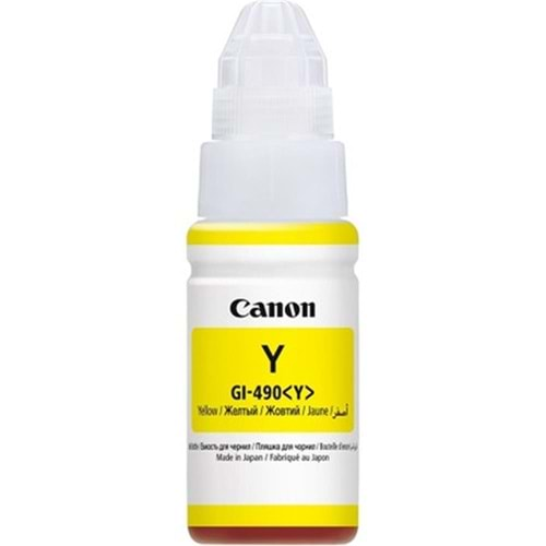 Canon GI-490Y Yellow Sarı Şişe Mürekkep G1411-2411-3411-4411