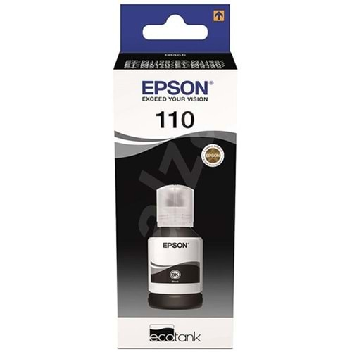 Epson 110 Black Siyah Şişe Mürekkep C13T03P14A