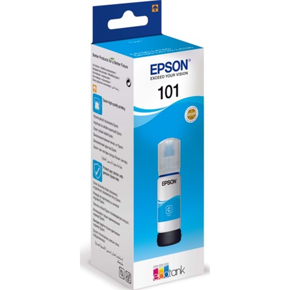 Epson 101 Cyan Mavi Şişe Mürekkep T03V24A L4150-4160-6160-6170-6190