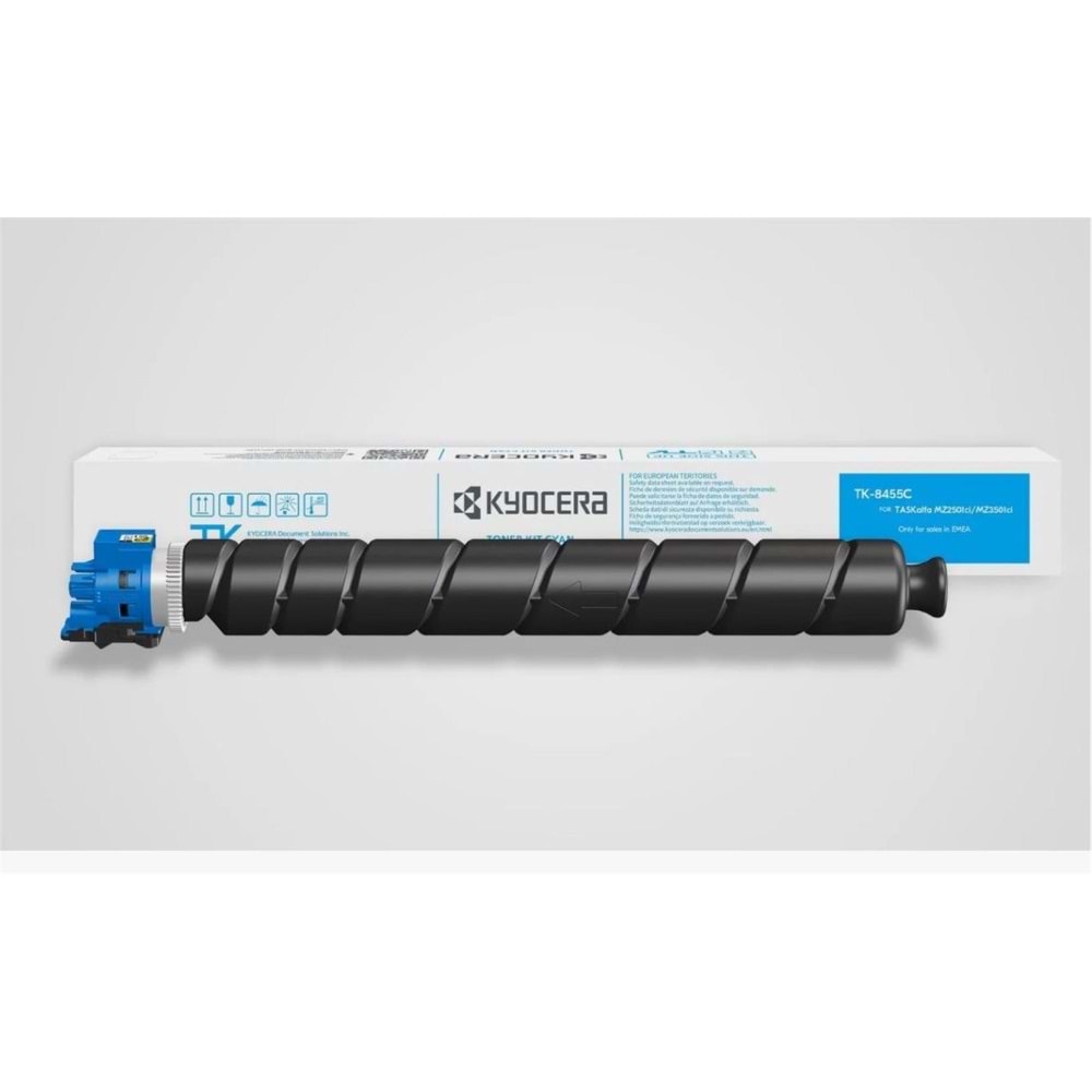 Kyocera TK-8455C Cyan Mavi Orjinal Fotokopi Toneri TASKalfa MZ2501ci - MZ3501ci 12.000 Sayfa