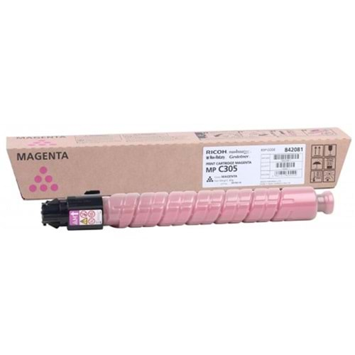 Ricoh MP C305 Magenta Kırmızı Orjinal Fotokopi Toneri MP C305SP-305SPF 4.000 Sayfa