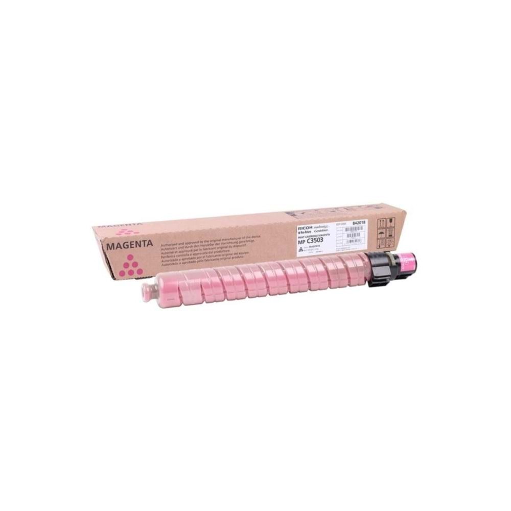 Ricoh MP C3503 Magenta Kırmızı Orjinal Fotokopi Toneri MP C3003-3004 18.000 Sayfa