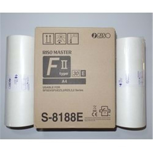 Riso S-8188 S-7611 SF-5030 EZ 200-201 rz-200 A4 Orjinal Master eZ type 30