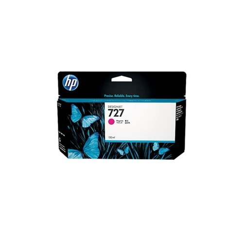 HP 727 Magenta Kırmızı 130ML Plotter Kartuşu B3P20A