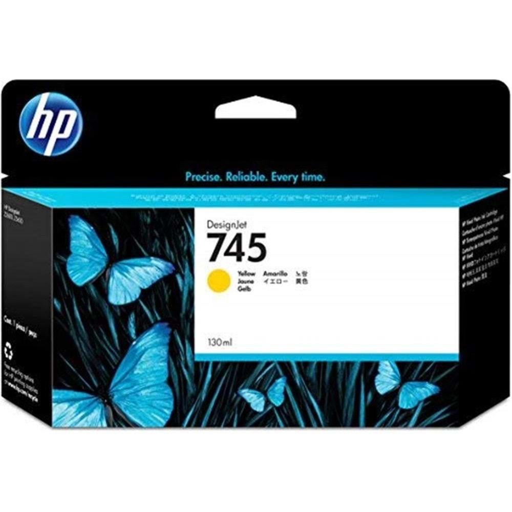 HP 745 Yellow Sarı 130ML Plotter Kartulu F9J96A