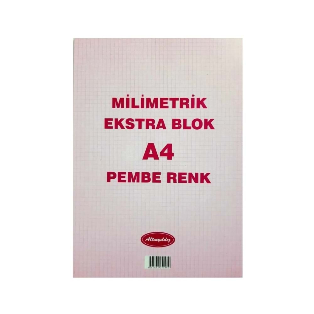 Altınyıldız Milimetrik A4 Pembe