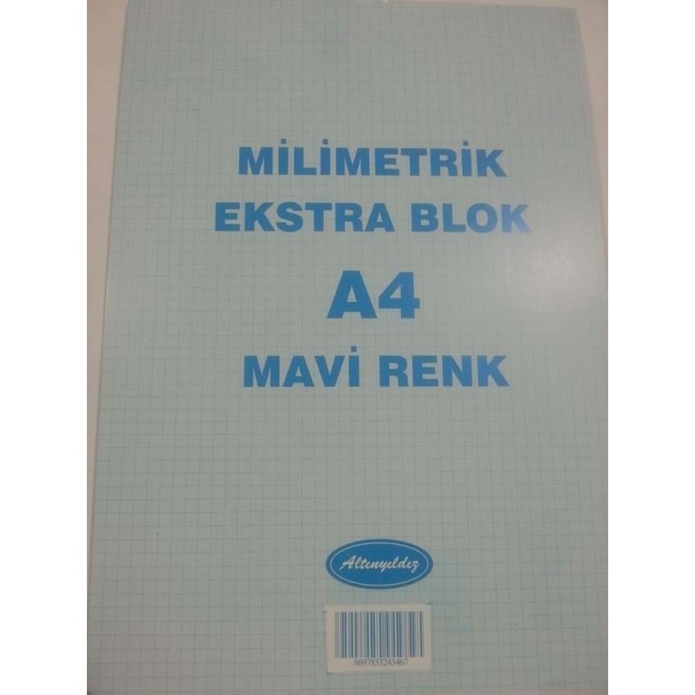 Altınyıldız Milimetrik A4 Mavi